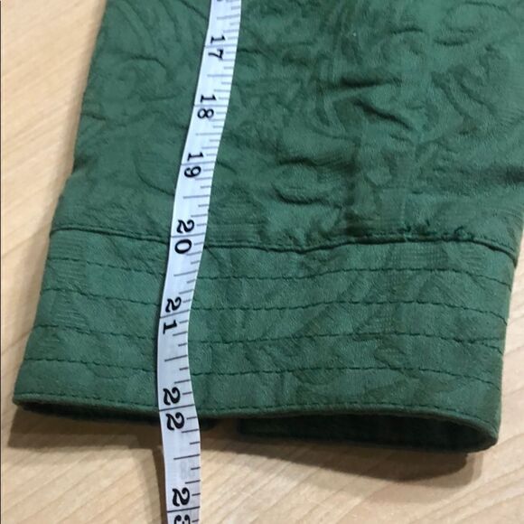 100% Cotton Coldwater Creek Green Jacket - Picture 6 of 13